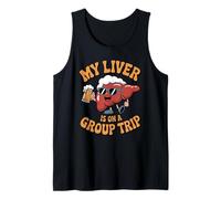 My Liver Is On A Group Trip Beer Lover October Festival Camiseta sin Mangas