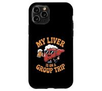 My Liver Is On A Group Trip Beer Lover October Festival Carcasa para iPhone 11 Pro
