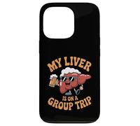 My Liver Is On A Group Trip Beer Lover October Festival Carcasa para iPhone 13 Pro