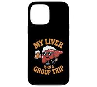 My Liver Is On A Group Trip Beer Lover October Festival Carcasa para iPhone 13 Pro MAX