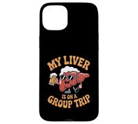 My Liver Is On A Group Trip Beer Lover October Festival Carcasa para iPhone 15 Plus