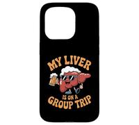 My Liver Is On A Group Trip Beer Lover October Festival Carcasa para iPhone 15 Pro
