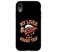 My Liver Is On A Group Trip Beer Lover October Festival Carcasa para iPhone XR