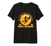 My Long Coat Chihuahua Rides Shotgun Dog Halloween Camiseta Premium