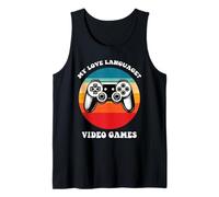 My Love Language Gaming Console Gamer Controlador de videojuegos Camiseta sin Mangas