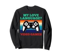 My Love Language Videojuegos Gaming Retro Controller Gamer Sudadera
