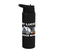 My Lucky Bocce Petanque Bocce Stainless Steel Insulated Water Bottle