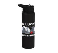 My Lucky Bocce Petanque Bocce Stainless Steel Insulated Water Bottle
