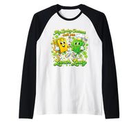 My Lucky Charms Call Me Lunch Lady St Patricks Day Shamrock Camiseta Manga Raglan