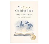 My Magic Coloring Book - 15 Classics Stories Inside: Color Your Own Adventures