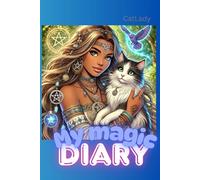 My magic diary: 120-page notebook with color-changing lines, 6" x 9" size.