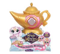 My Magic Mixie - Lampara Mágica de Color Rosa, Juguete Interactivo, Juego de Magia con muñeco de un Genio Mixie, con Luces, Sonidos y Efectos de Niebla, para niños y niñas +5 años, Famosa (MGX09100)