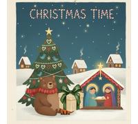 My Magical Christmas Coloring Book: A Festive Holiday Coloring Book for Kids: Over 40 Beautiful Illustrations for Little Artists Ages 4-7