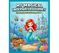 MY MAGICAL UNDERWATER JOURNEY: Simple & Cute Ocean Coloring Book / Magical underwater ocean adventure