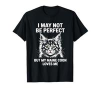 My Maine Coon Loves Me Divertido Gato Gigante Suave Mamá Camiseta