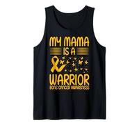 My Mama is a Warrior Bone Cancer Concientización Camiseta sin Mangas