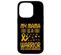 My Mama is a Warrior Bone Cancer Concientización Carcasa para iPhone 14 Pro