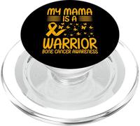My Mama is a Warrior Bone Cancer Concientización PopSockets PopGrip para MagSafe