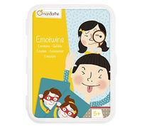 Clairefontaine ES Avenue Mandarine - Jeu de 47 Cartes Emotwins - Jeu d'Association - Pour 2 à 4 joueurs - Reconnaissance des Visages et Émotions Associées - A Partir de 5 Ans - CO151C