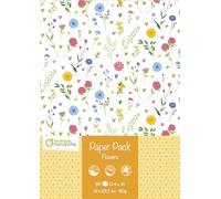 My Mandarine- Hoja decopatch, Color Flores, A4 (21x29,7 cm) (Clairefontaine Rhodia CC067C)