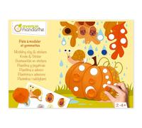 My Mandarine KC168C - Estuche creativo para niños - Pasta de modelar y gomas - a partir de 2 años - temporadas