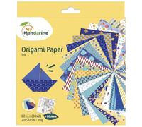 My Mandarine OR524C - Origami Paper, Sea, 20x20cm, 60F, 70g