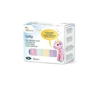 My Mandarine SO0870006K02C - Softy - Assortiment 6 x 62g pâte à modeler enfant souple, pastel
