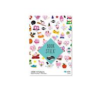 My Mandarine-Un Libro Stick 24 planches 14,8 x 21 cm, diseño Assortis Love (1008 gommettes) Heart 1, Color surtido, Small (Clairefontaine Rhodia AE199C)