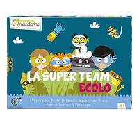 My Mandarine-Una Caja La Super Team Incluye clasificación selectiva, un Juego de Buenas Maneras, un Rompecabezas de 25 Piezas y un quizz Eco, Color surtido, Heros (Clairefontaine Rhodia JS003C)