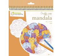 My MandarineKolorowanka Graffy Pop Mandala Plątanina kotów