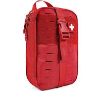 My Medic - Kit de primeros auxilios estándar MyFAK - completo, más de 140 artículos, rojo
