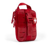 MY MEDIC Sidekick Pro - Kit de primeros auxilios pequeño kit de trauma para equipo de supervivencia y suministros de emergencia, bolsa de kit médico de emergencia con torniquete, color rojo