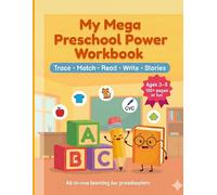 MY MEGHA PRESCHOOL POWER WORKBOOK - Trace, Read, Write, Stories: An All-in-One Early Learning Workbook for Ages 3-5