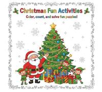 My Merry Christmas Activity Book: Coloring, Counting & Fun Activities for Kids (Happy Colors Collection)