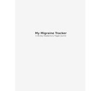 My Migraine Tracker: A 30-Day Headache & Trigger Journal for Tracking Pain, Triggers, Medications, and Relief Patterns