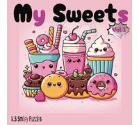 My Mini Sweets: Coloring book for adults, teens, kids who colors with bold and easy lines.