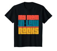 My Mom in Law Rocks Toddler Shirt Cute My Mom Rocks in Law Camiseta