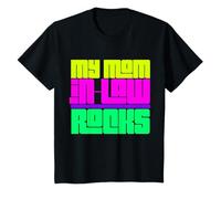 My Mom in Law Rocks Toddler Shirt Cute My Mom Rocks in Law Camiseta