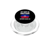 My Mom Is Haitian Haití Pride Flag Heritage Roots PopSockets PopGrip para MagSafe
