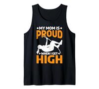 My Mom Is Proud When I Get High Pole Vault Track - Camiseta sin Mangas
