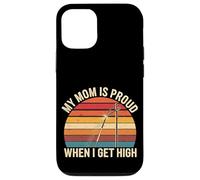 My Mom Is Proud When I Get High Pole Vault Track |-- Carcasa para iPhone 12/12 Pro