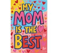 My Mom is the Best, Personalized Squared Grid Notebook, 100-sheet, 200 pages, format A5, matte cover, Mother's Day: Cute and Practical Gift for Your Amazing Mom