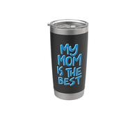 My Mom Is The Best - Retro Best Mother Mam Mother Day Vaso térmico de acero inoxidable de doble pared