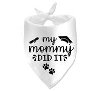 My Mommy Did It - Bandana de graduación para perro, regalo de anuncio de graduación, accesorios para mascotas para amantes de los perros, ideas de revelación de graduación