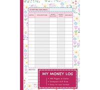 My Money Log For Kids: Simple Money Ledger Book for Youth | Money Smart | Pocket Money Management | Education for Allowance | Savings Account Journal | Small 6×9 Size | 100 Pages in Color