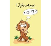 My Monkey Notebook: Cute, Funny Monkey Notebook for All Ages, Animals, Wildlife | 6x9 inches, 110 pages | Gifts for Birthday, Christmas, Thanksgiving and more