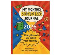 My Monthly Reading Journal for 2026 (January - December): 12-Month Planner to Track Books, Authors & Reviews - Perfect for Students, Teachers, Homeschooling Book Clubs & Reading Challenges