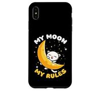 My Moon My Rules Lindo Gato Kawaii Carcasa para iPhone XS MAX