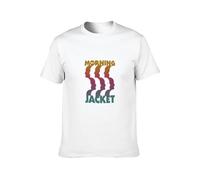 My Morning Jacket Face Sequence Men's Cotton T-Shirt White Shirt Top tee L
