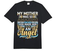 My Mother Was So Amazing God Made Her An Angel - Comfort Colors Adult Heavyweight T-Shirt